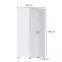 Sarokszekrény 3D3S Kiki GUG-BE/KI-15 white/white,2
