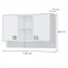 Fali szekrény Kiki MRS-BE/KI-15 white/white,2