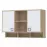 Fali szekrény Kiki MRS-BK/KI-15 beech/white