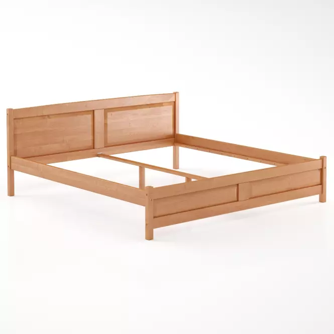 Ágy fenyő LK104–200x200 éger,2