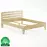 Ágy bükk LK189–140x200 természetes