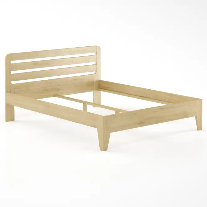 Ágy bükk LK189–140x200 természetes,2