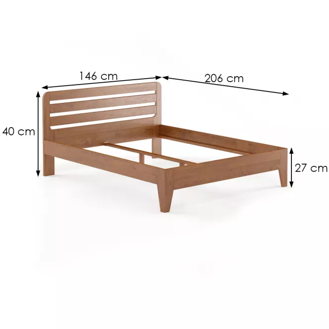 Ágy bükk LK189–140x200 cherry,3