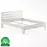Ágy bükk LK189–160x200 fehérített