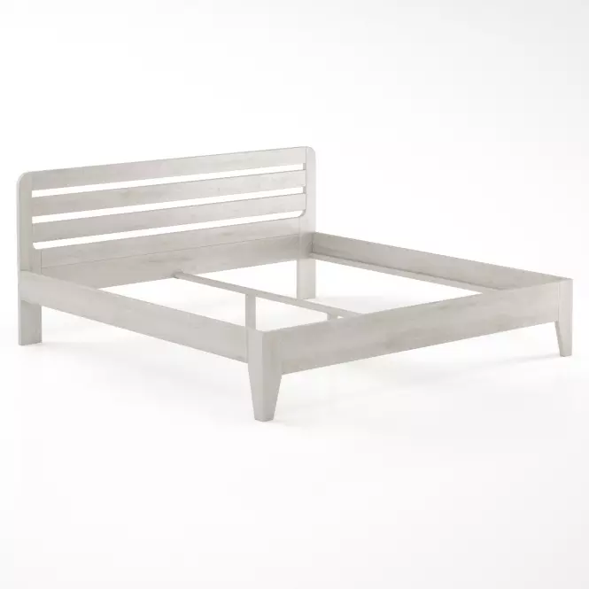 Ágy bükk LK189–180x200 fehérített,2