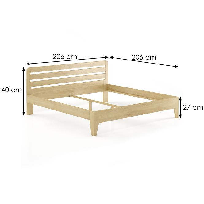 Ágy bükk LK189–200x200 természetes