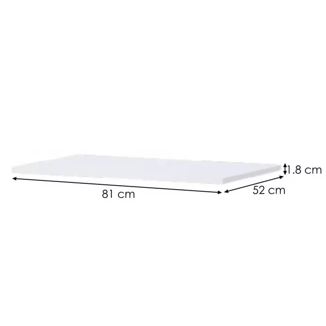 Polc egy nagy gardróbszekrényhez Kiki F80-BE/KI-15 white