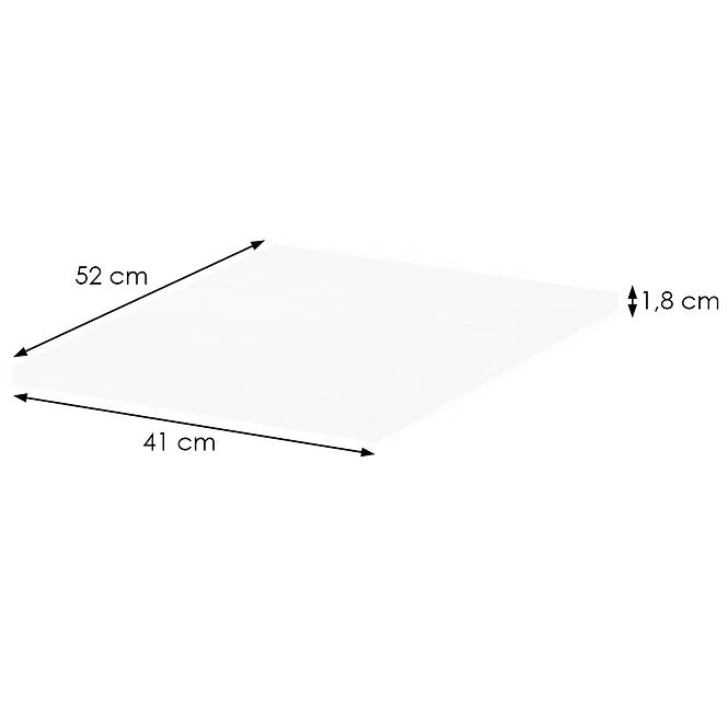 Polc kis szekrényhez Kiki F40-BE/KI-15 white,2