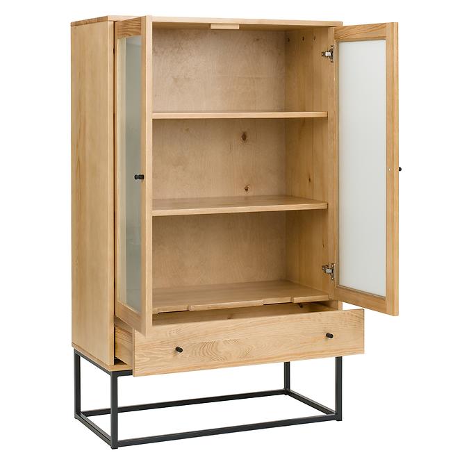 Vitrine Logan fenyő lakk
