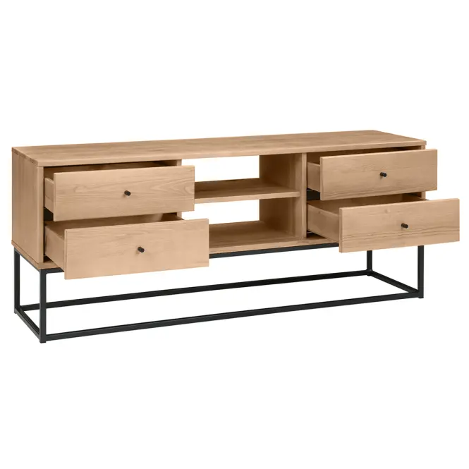 Szekrény RTV  Logan fenyő pác tölgy,5