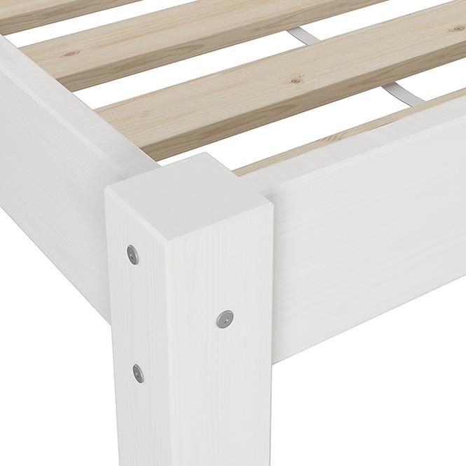 Ágy Dora 100x200 fenyő folt fehér,5