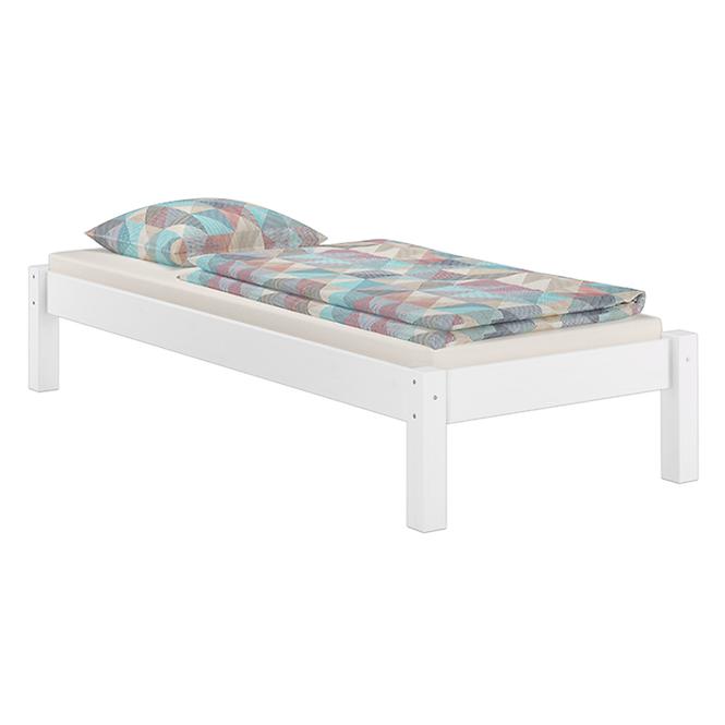 Ágy Dora 120x200 fenyő folt fehér,2