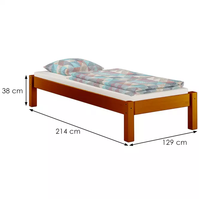 Ágy Dora 120x200 fenyő folt gesztenye,2