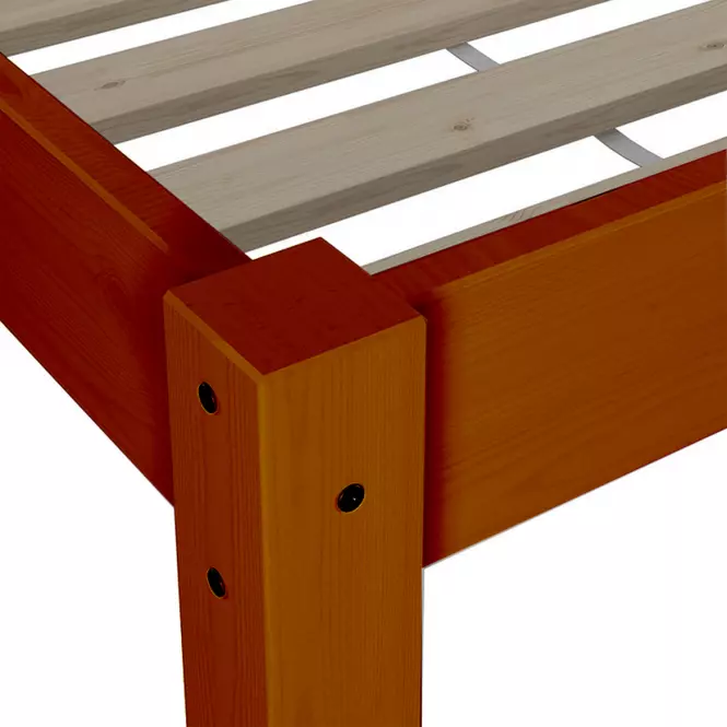 Ágy Dora 140x200 fenyő folt gesztenye