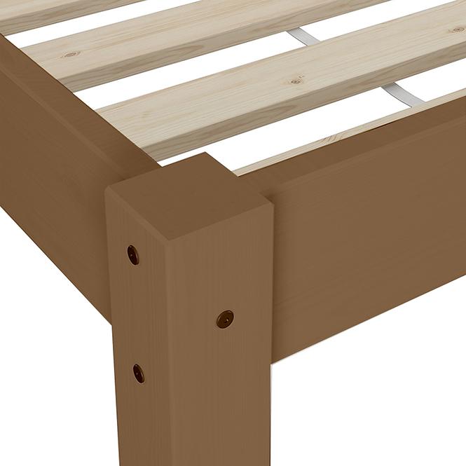 Ágy Dora 160x200 fenyő folt barna,4