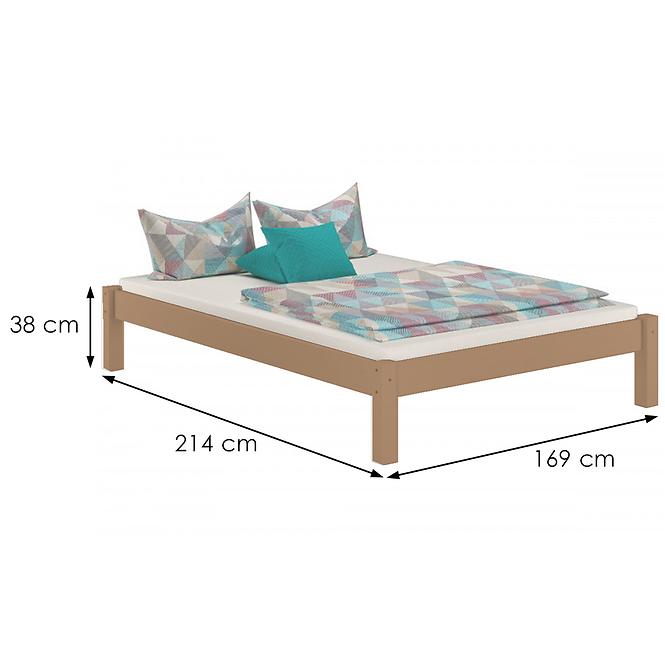 Ágy Dora 160x200 fenyő folt tölgy,3