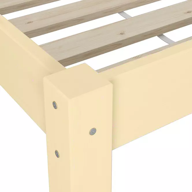 Ágy Dora 160x200 fenyő lakk,3
