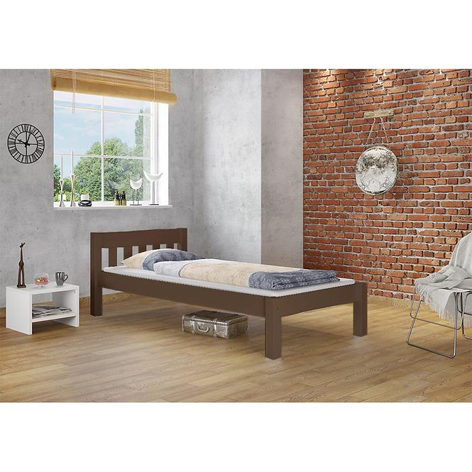 Ágy Pino 100x200 fenyő folt barna,5
