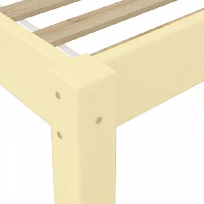 Ágy Pino 100x200 fenyő lakk