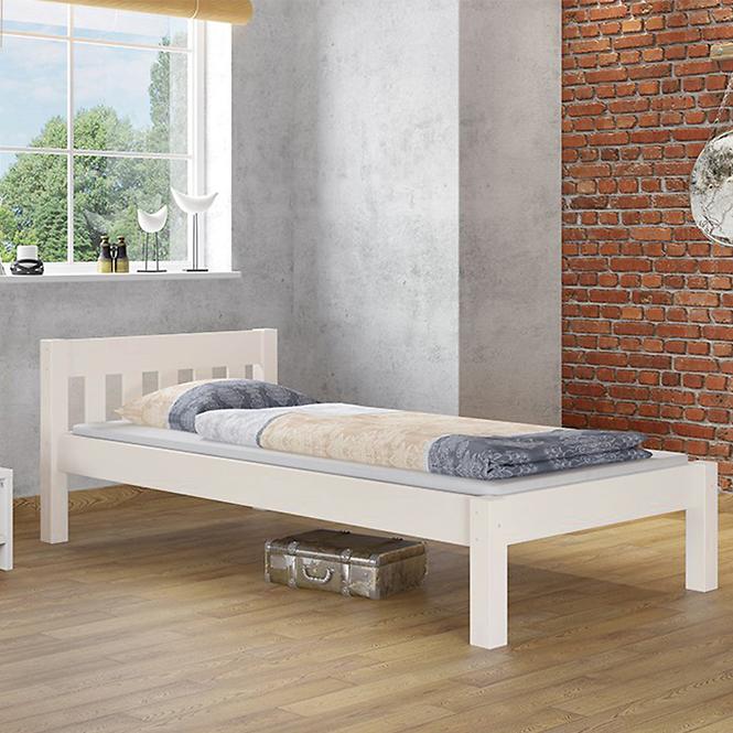 Ágy Pino 120x200 fehérített foltos fenyő,6