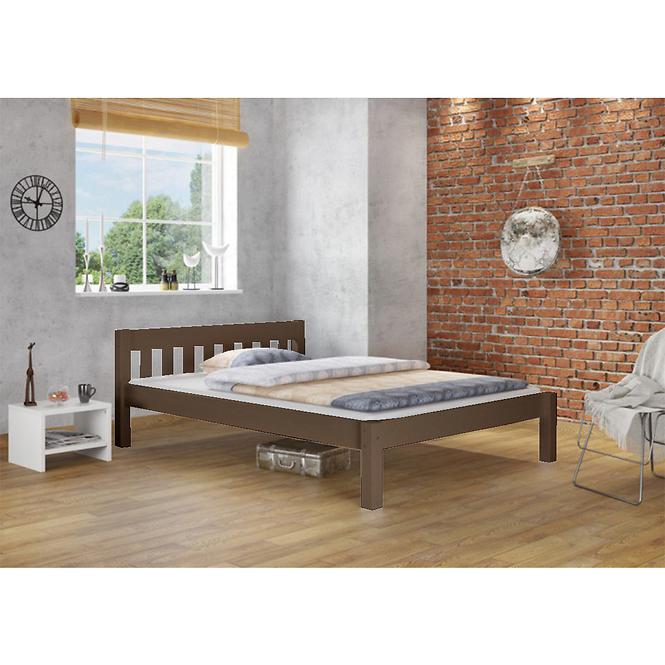 Ágy Pino 140x200 fenyő folt barna,5