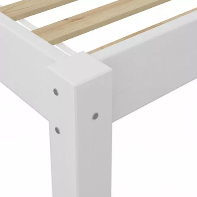 Ágy Pino 160x200 fenyő folt fehér