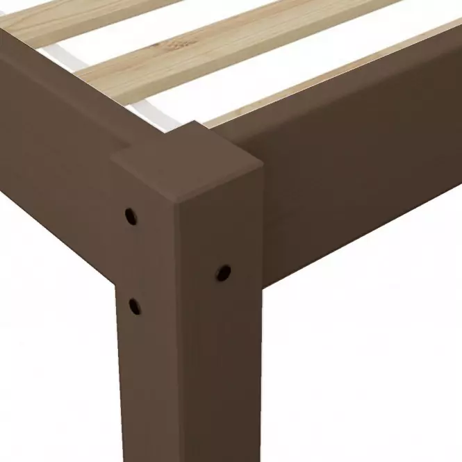 Ágy Pino 160x200 fenyő folt barna,4
