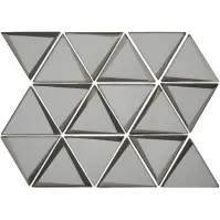 Csempe Mozaika Triangle Grafit 38/28,4