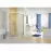Zuhanykabin negyedkör KP4/TX5B 90/190 W0 SB Glass protect