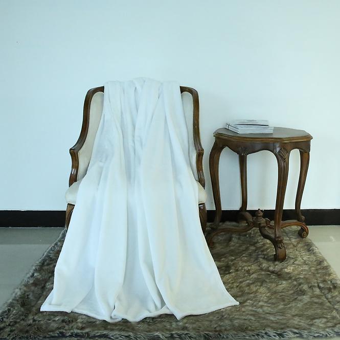 Pléd Nest Super Soft fehér 200x220 Merkury Home