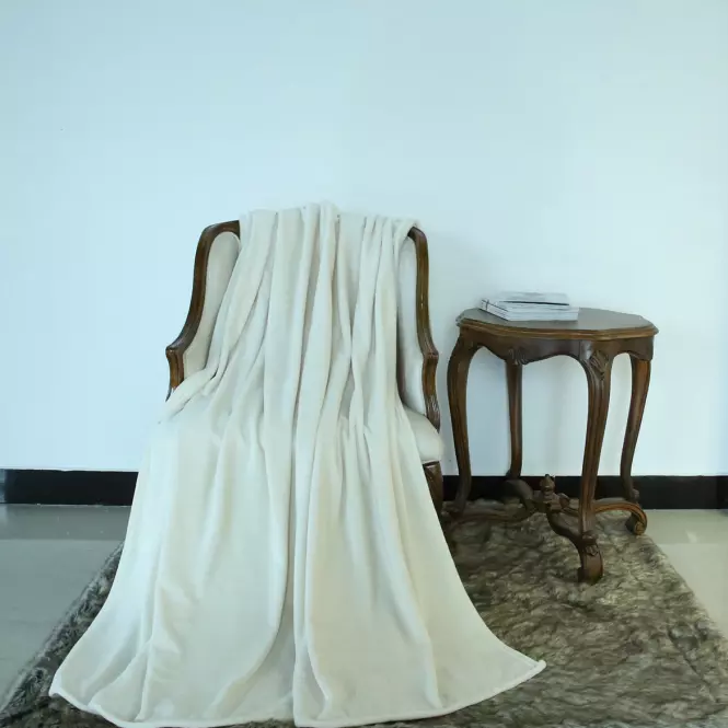 Pléd Nest Super Soft ekrü 130x170 Merkury Home