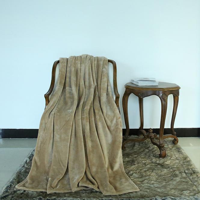Pléd Nest Super Soft bézs 170x220 Merkury Home