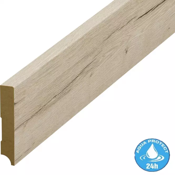 Padló lista MDF 2400x78x14mm Tölgy Cresto WR 57516