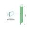 Padló lista MDF 2400x78x14mm Tölgy Denver WR 57489,2