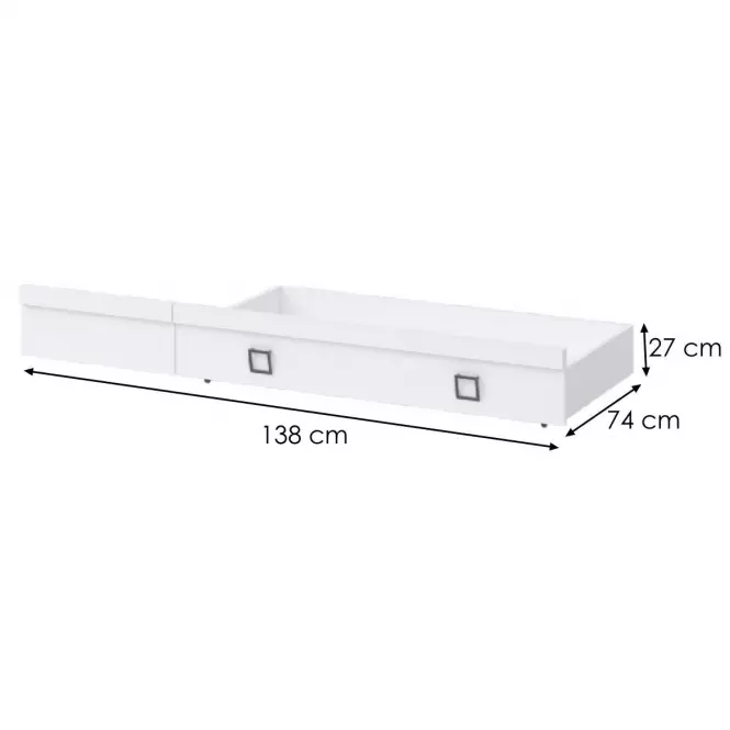 Fiók Kiki FK68-BE/KI-15 white/white