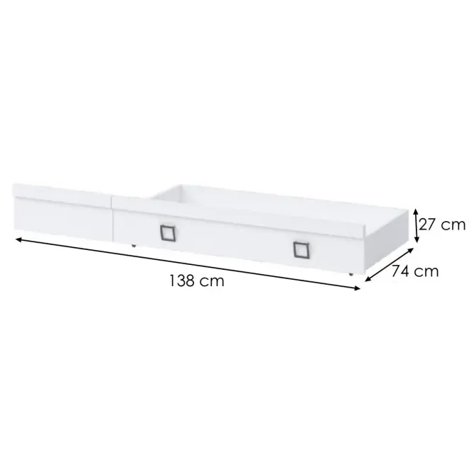 Fiók Kiki FK68-BE/KI-15 white/white,2