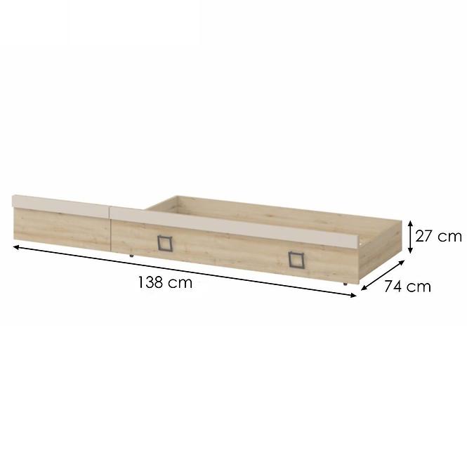 Fiók Kiki FK68-BK/KI-01 beech/sand