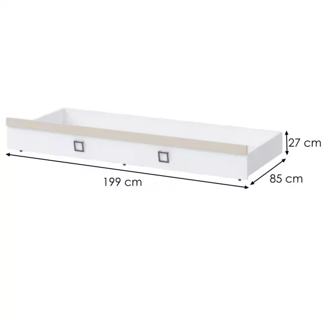 Fiók Kiki FK80-BE/KI-01 white/sand