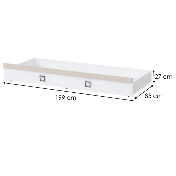 Fiók Kiki FK80-BE/KI-01 white/sand,2
