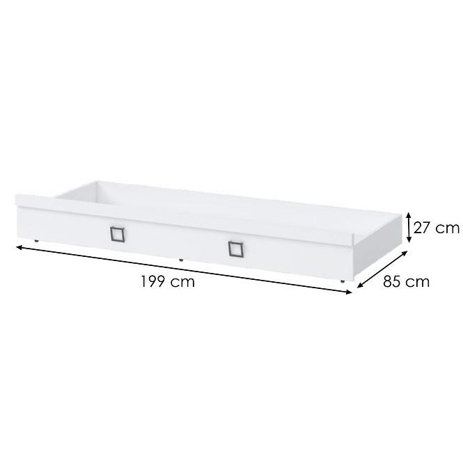 Fiók Kiki FK80-BE/KI-15 white/white