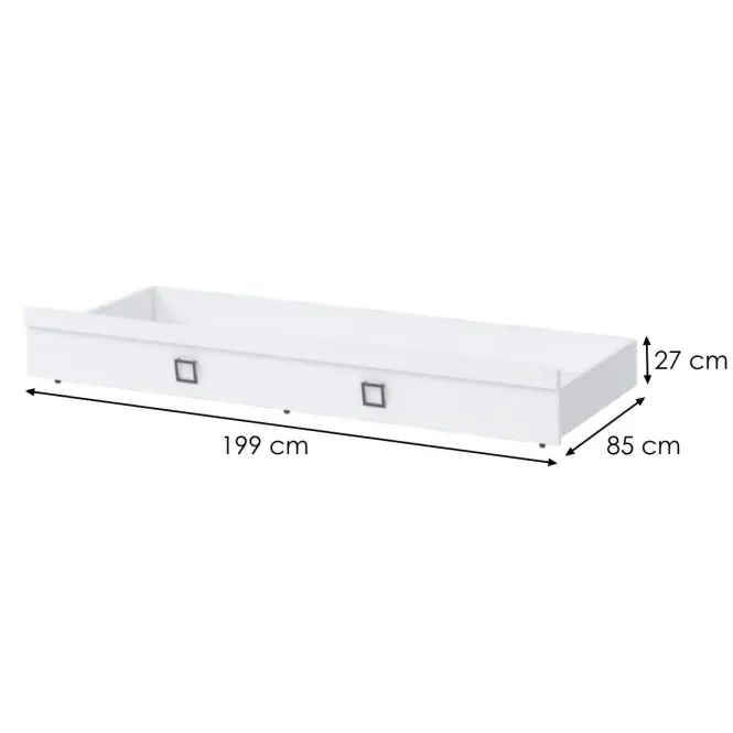 Fiók Kiki FK80-BE/KI-15 white/white,2