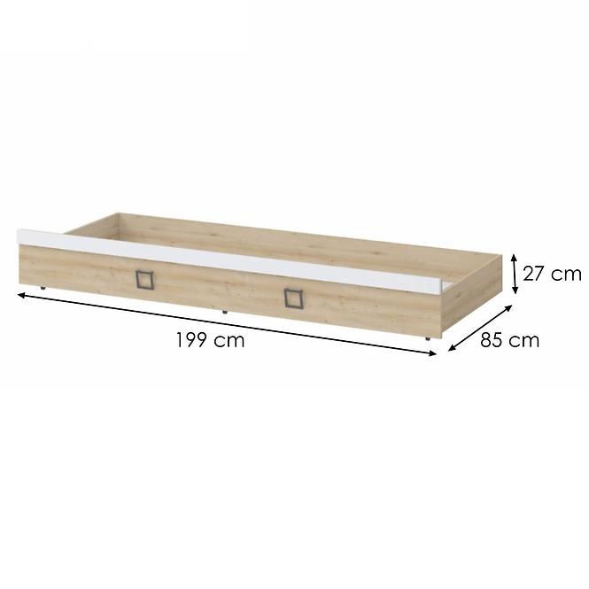 Fiók Kiki FK80-BK/KI-15 beech/white