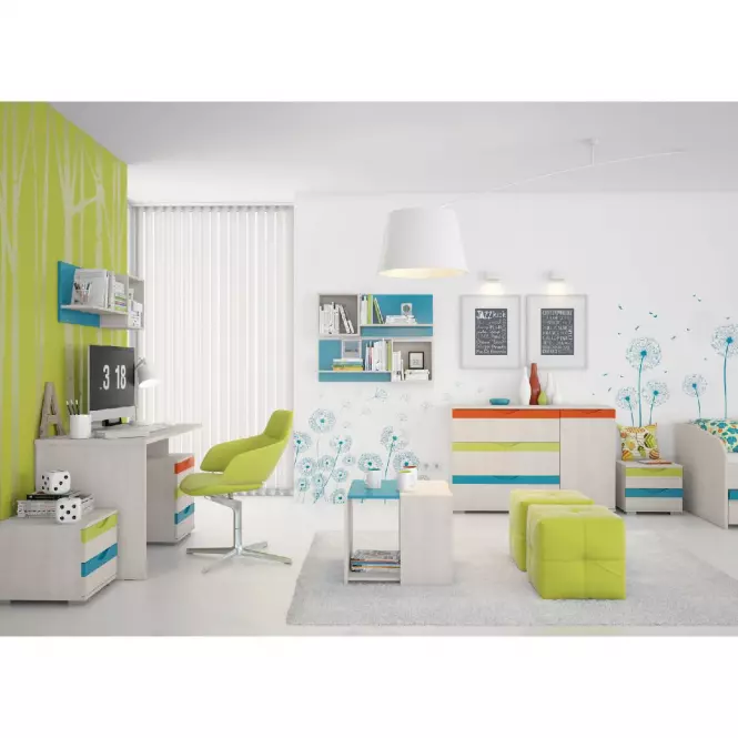 Korlát Joy OK120 polar pine/mango/lime/torquise