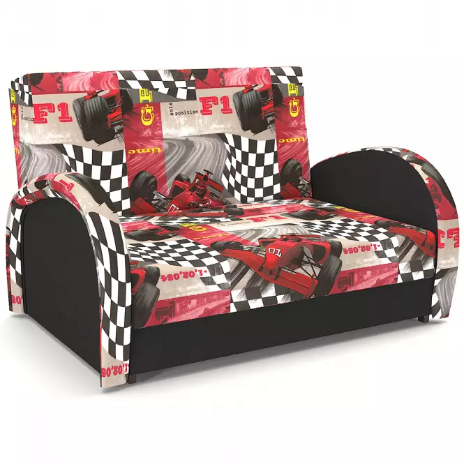 Kanapé Kaja 2 Formula Piros + Mura 100