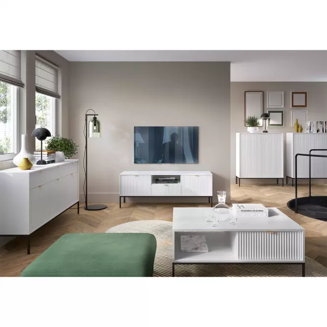 Dohányzóasztal L104 Nova fehér,10
