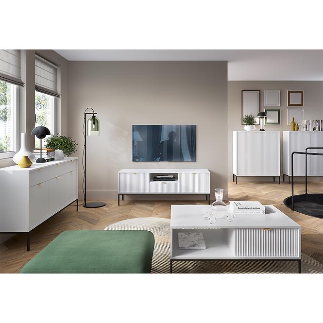 Dohányzóasztal L104 Nova fehér,10