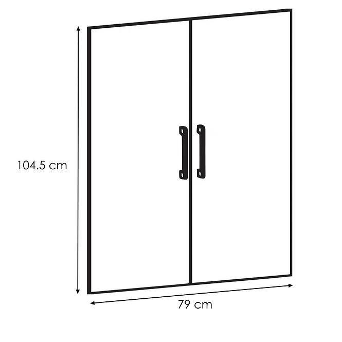 2 db ajtós készlet  Idea 79x104,5x1,8
