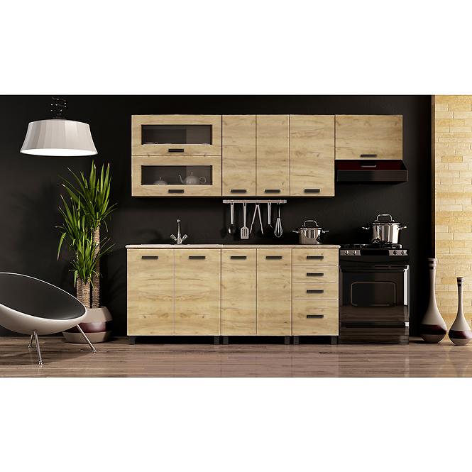 Konyhaszekrény Lucjan 60DK 2F 2100 artisan,3