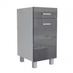 Konyhaszekrény Lucjan D1F1S 30 LUX fekete
