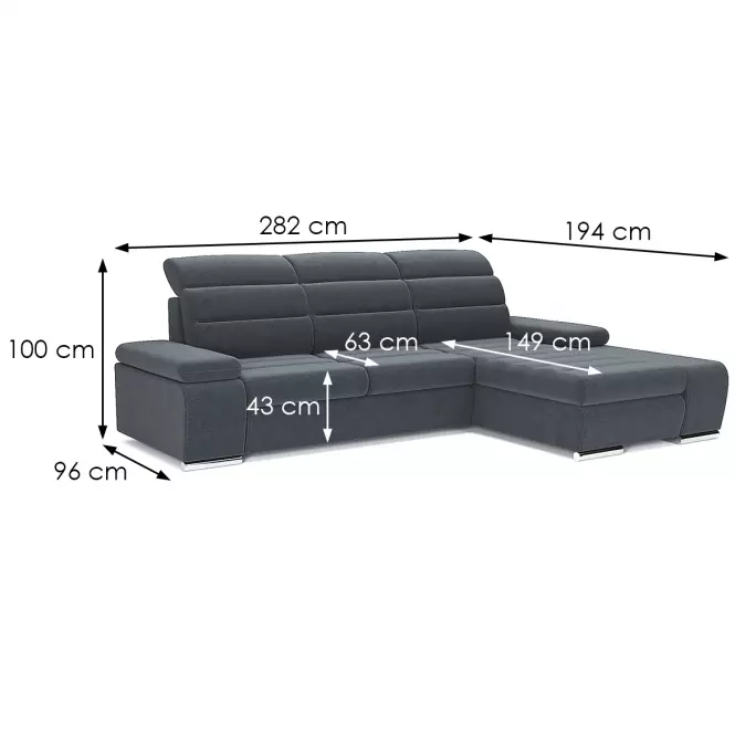 Sarokgarnitúra szett Korfu J rico 14 gr,6